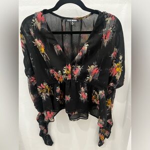 Steve Madden floral blouse